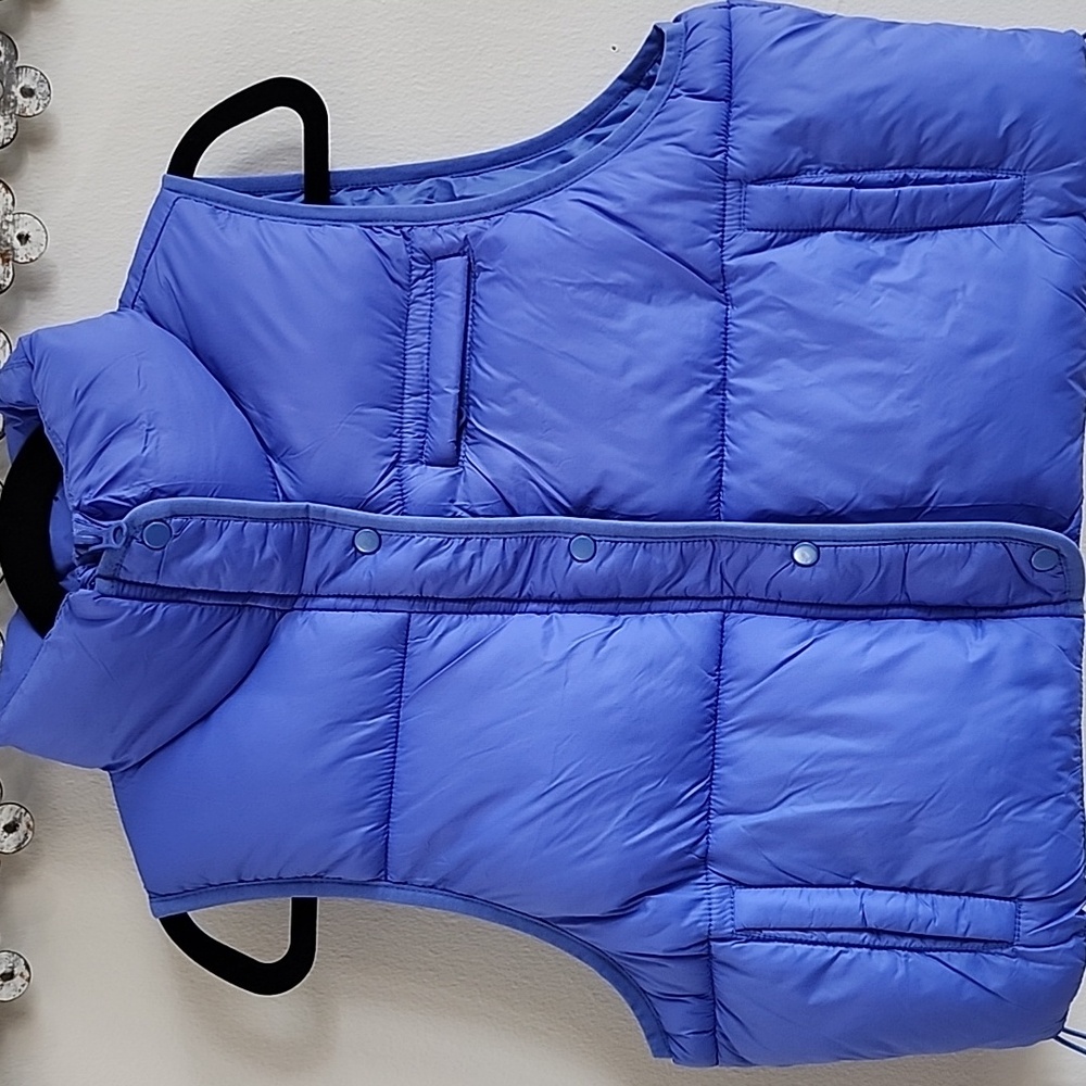 Simply Southern Lightweight Packable Blue Puffer Vest